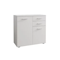 Garnero Arredamenti Credenze Moderne-Madia 71x76h cm 2 ante 2 cassetti moderna bianco Ely