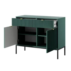 Garnero Arredamenti Madie Moderne|Madie Moderne-Madia 104x83h cm 2 ante 2 cassetti moderna design Alisa Verde