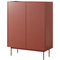 Garnero Arredamenti Credenze Moderne|Madie Moderne-Madia 97x122h cm 2 ante design moderno rosso Passion