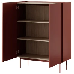 Garnero Arredamenti Credenze Moderne|Madie Moderne-Madia 97x122h cm 2 ante design moderno rosso Passion