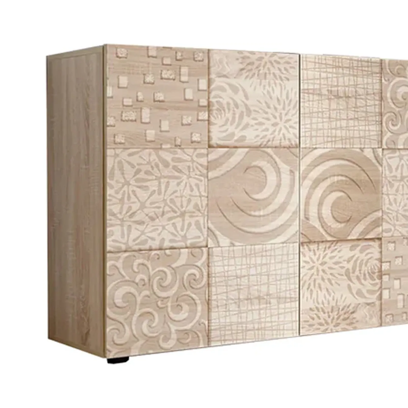 Garnero Arredamenti Credenze Moderne|Madie Moderne-Madia 241x84h cm 4 ante moderna samoa Paradise Rovere