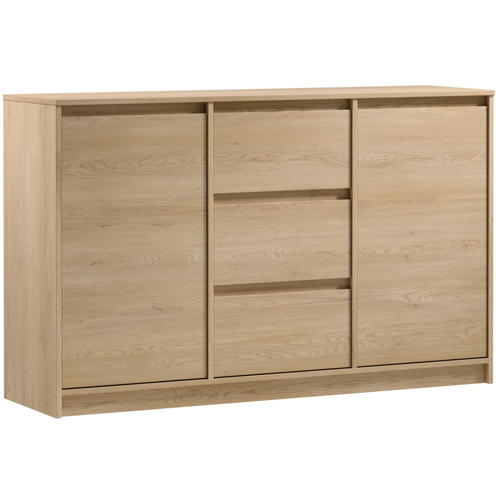 Garnero Arredamenti Credenze Moderne|Madie Moderne-Madia 138x87h cm 2 ante moderna rovere Funny