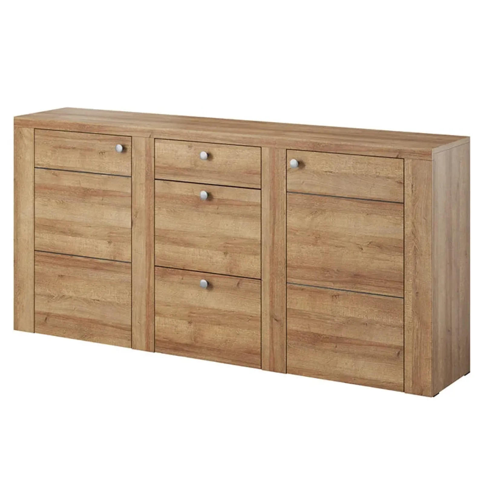 Garnero Arredamenti Credenze Moderne|Madie Moderne-Madia 176x85h cm 2 ante moderna Paloma 2 Rovere