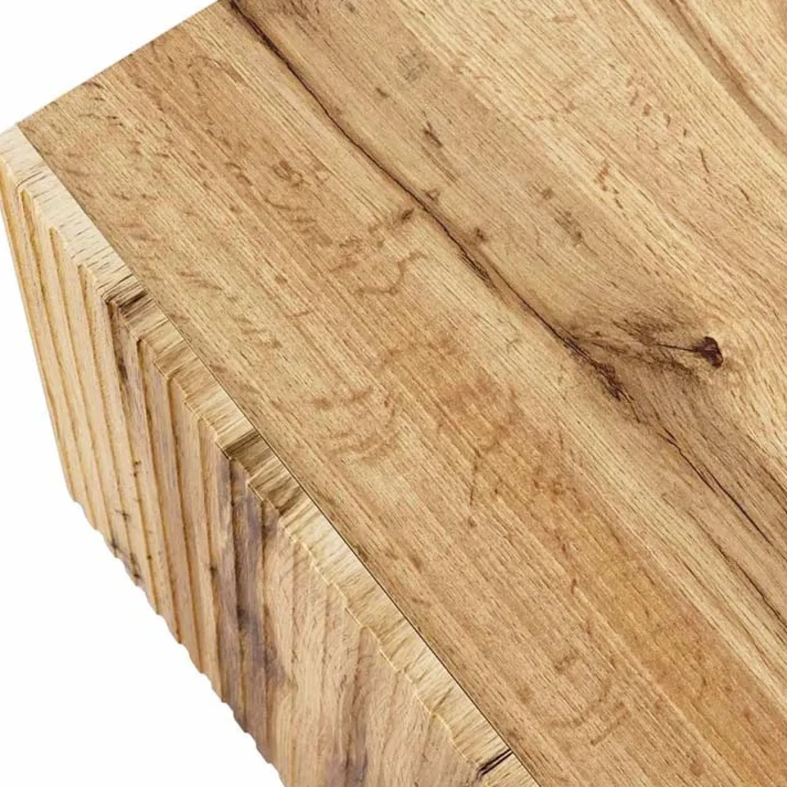 Garnero Arredamenti Credenze Moderne|Madie Moderne-Madia 201x82h cm 4 ante moderna cannettato Essence Quercia