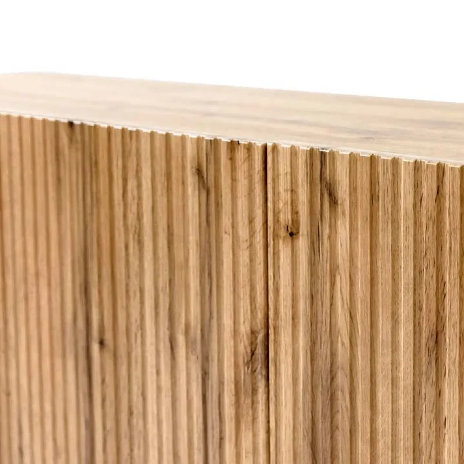 Garnero Arredamenti Credenze Moderne|Madie Moderne-Madia 201x82h cm 4 ante moderna cannettato Essence Quercia