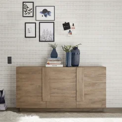 Garnero Arredamenti Credenze Moderne|Madie Moderne-Madia 182x90h cm 3 ante moderna Alvarez Rovere