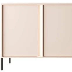 Garnero Arredamenti Credenze Moderne-Madia 203x82h cm 4 ante moderna beige Melly