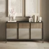 Garnero Arredamenti Credenze Moderne|Madie Moderne-Madia 156x86h cm 3 ante moderna antracite tortora Every
