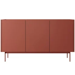 Garnero Arredamenti Credenze Moderne|Madie Moderne-Madia 144x83h cm 3 ante moderno rosso Passion