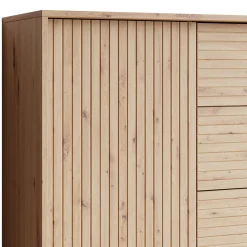 Garnero Arredamenti Credenze Moderne|Madie Moderne-Madia 180x84h cm 2 ante rustica design cannettato rovere Branch