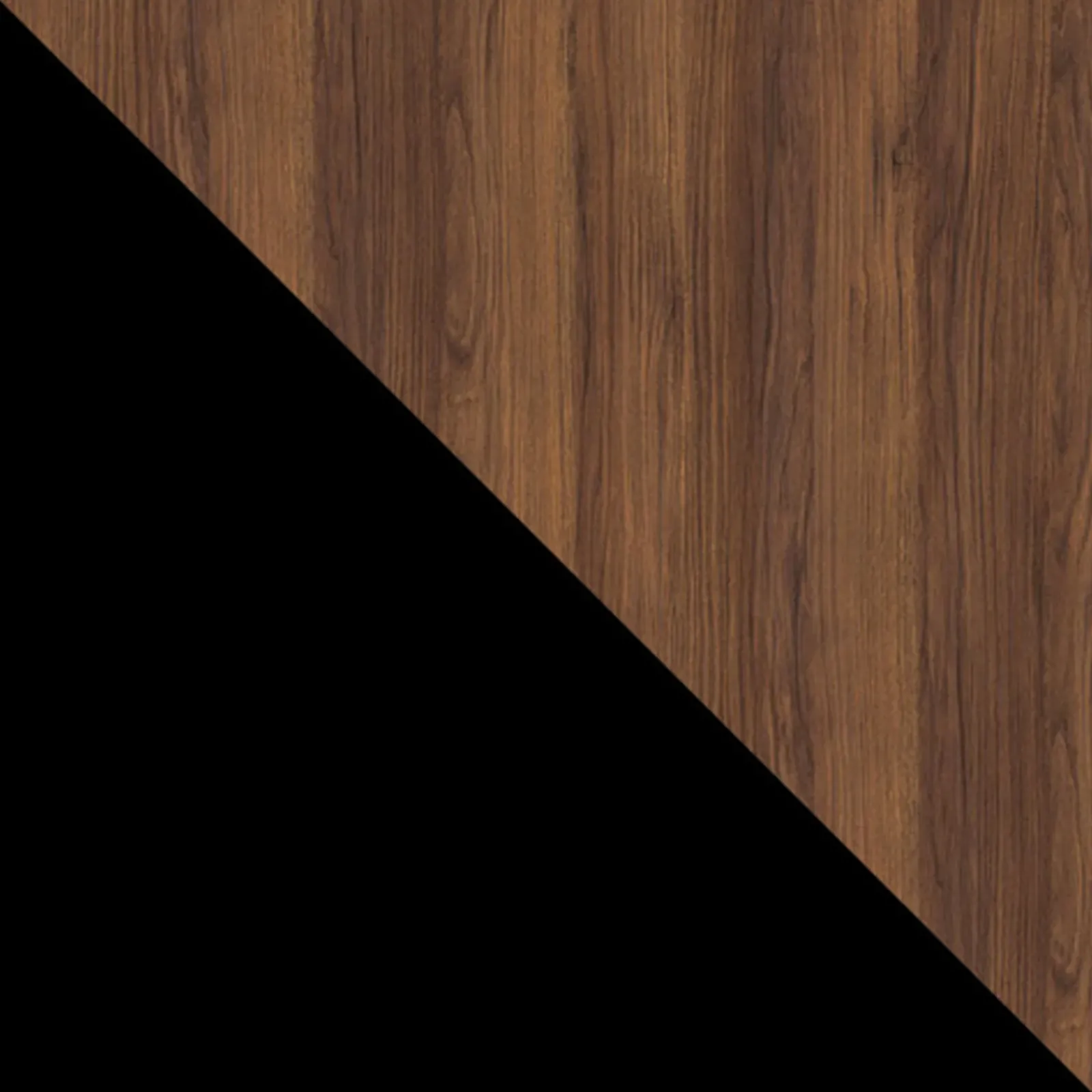 Garnero Arredamenti Credenze Moderne|Madie Moderne-Madia 120x81h cm 3 cassetti moderna noce nero Wild Noce - Nero opaco