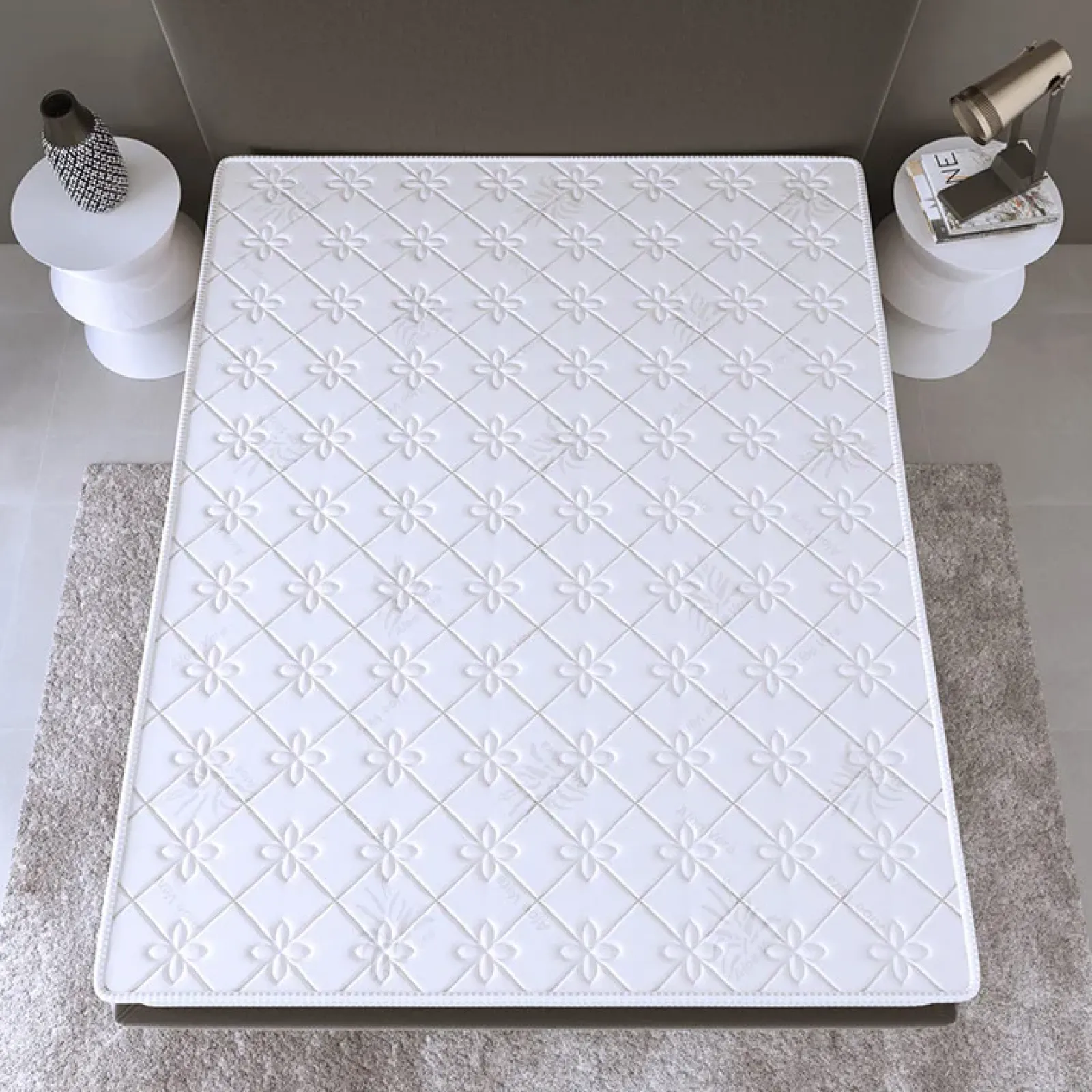 Garnero Arredamenti Materassi In Schiuma|Materassi In Schiuma-Materasso alla francese 140x200cm doppio strato memory antiacaro H. 24cm Superior Memory