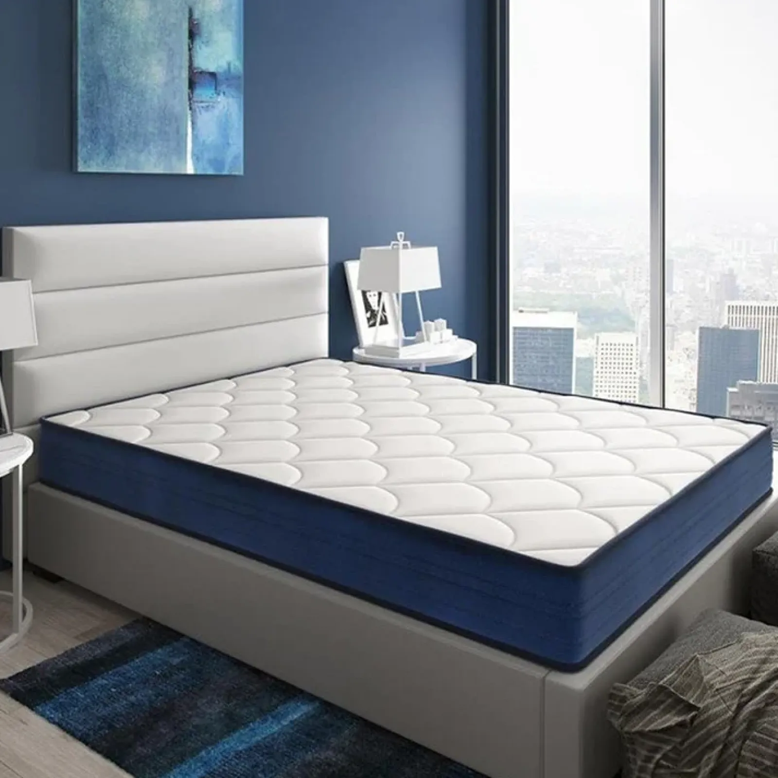 Garnero Arredamenti Materassi In Schiuma|Materassi In Schiuma-Materasso matrimoniale 180x200cm memory lato estivo e invernale H. 18cm Basic Dream 50