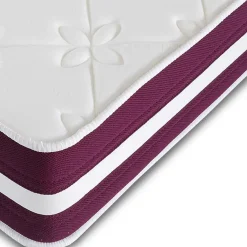 Garnero Arredamenti Materassi In Schiuma|Materassi In Schiuma-Materasso singolo 80x190cm doppio strato memory antiacaro H. 24cm Superior Memory