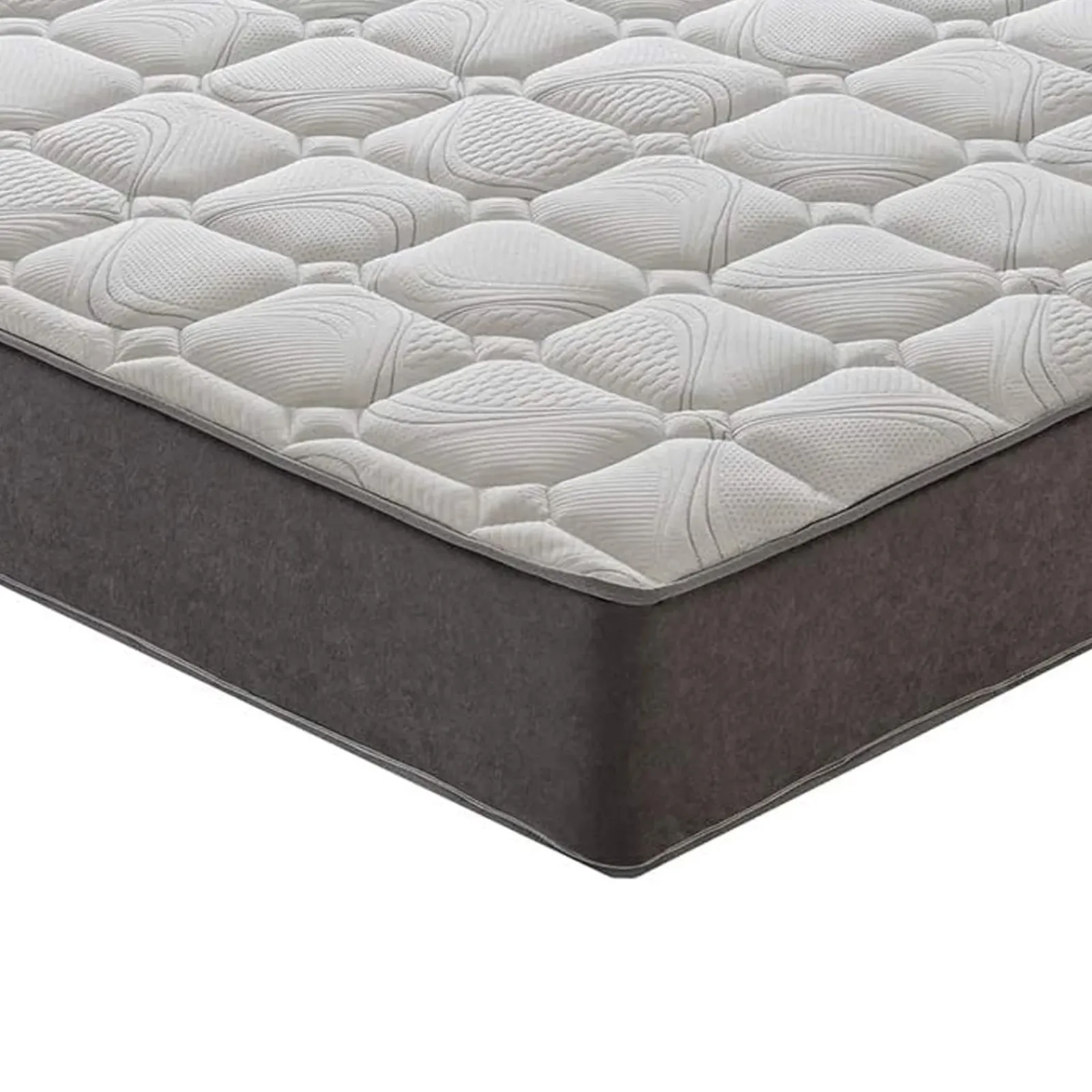 Garnero Arredamenti Materassi A Molle|Materassi A Molle-Materasso 140x190cm alla francese memory traspirabile imbottito Perla