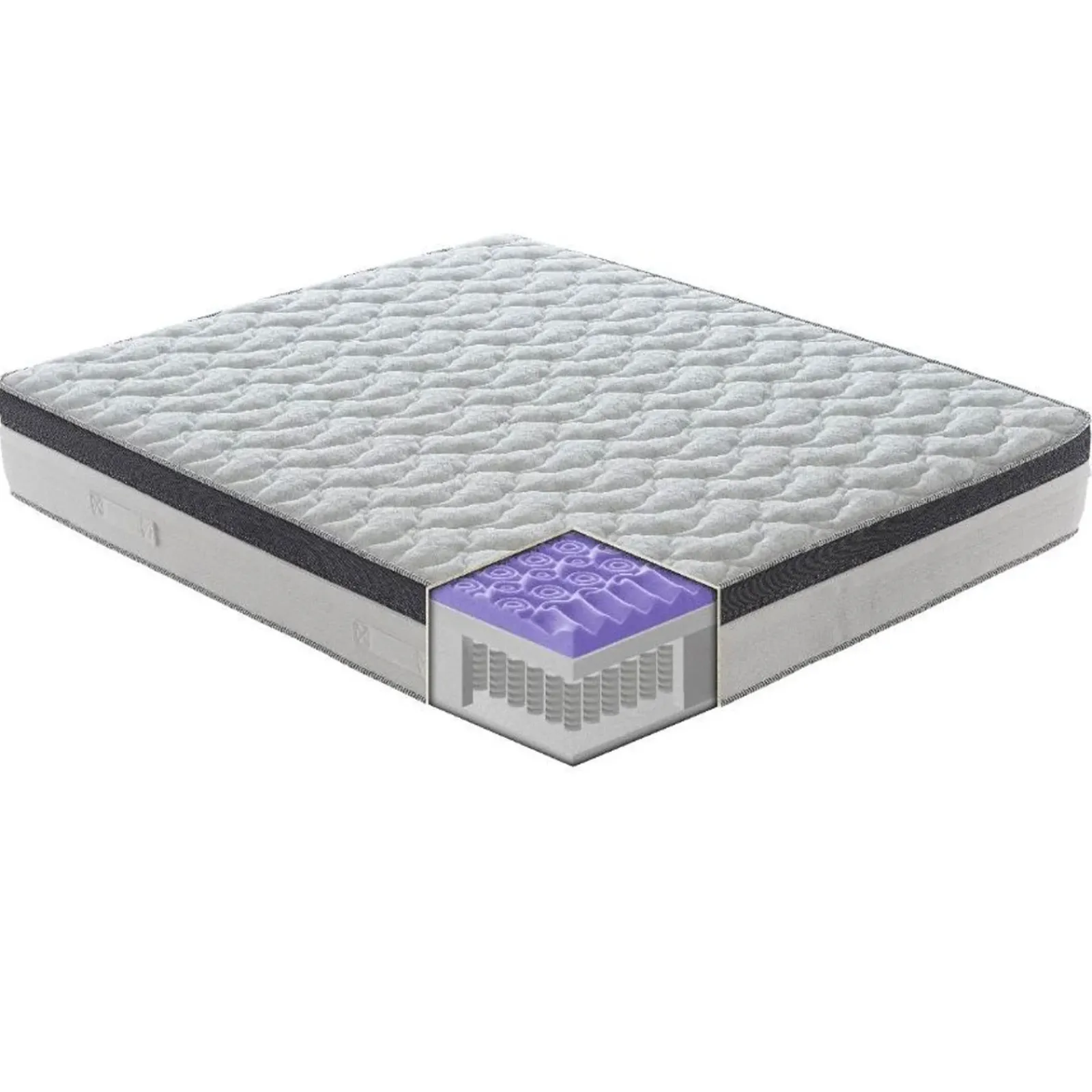 Garnero Arredamenti Materassi A Molle|Materassi A Molle-Materasso 160x200cm matrimoniale memory traspirabile Premium