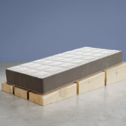 Garnero Arredamenti Materassi A Molle|Materassi A Molle-Materasso 120x200cm una piazza e mezza memory traspirabile imbottito Perla