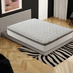 Garnero Arredamenti Materassi A Molle|Materassi A Molle-Materasso 120x190cm una piazza e mezza memory con molle Dolce Sonno