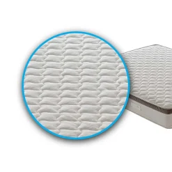 Garnero Arredamenti Materassi A Molle|Materassi A Molle-Materasso 120x190cm una piazza e mezza memory con molle Dolce Sonno