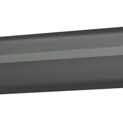 Garnero Arredamenti Mensole E Pensili-Mensola 120x22h cm da parete antracite lucido acciaio cromato Gordon