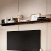 Garnero Arredamenti Mensole E Pensili-Mensola 180x25h cm da parete rovere nero Nandina