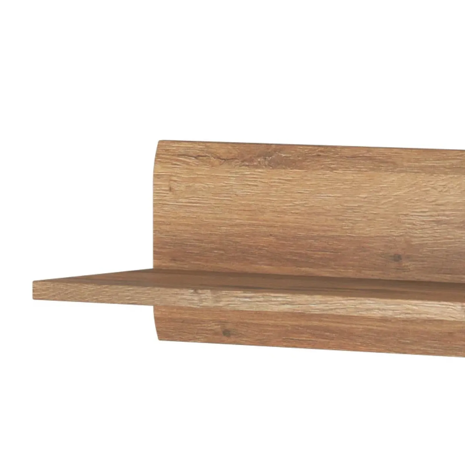 Garnero Arredamenti Mensole E Pensili-Mensola 160x22h cm moderna da parete soggiorno nero Maiorca Rovere