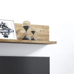 Garnero Arredamenti Mensole E Pensili-Mensola 150x32h cm per parete attrezzata Megan Gihome® Noce