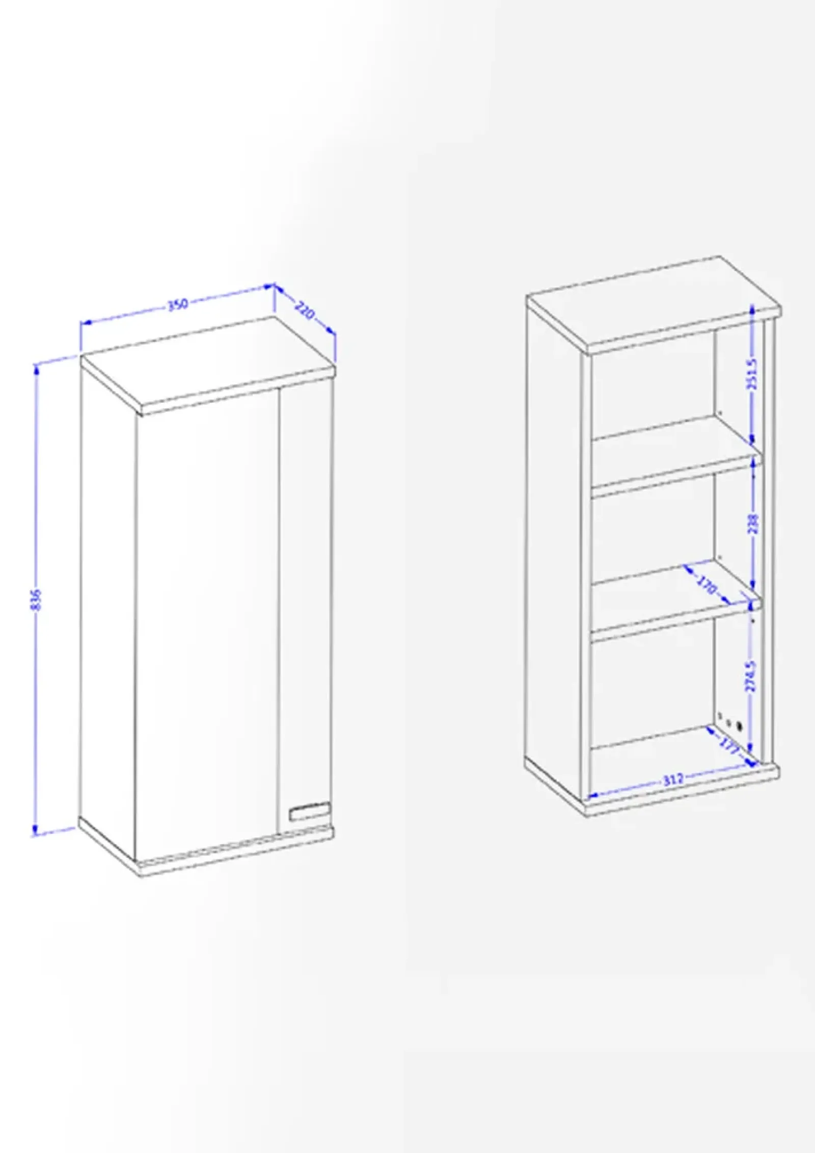 Garnero Arredamenti Mobili Bagno A Terra-Mobile bagno a terra 61cm con specchio e colonne bianco lucido rovere Crystal