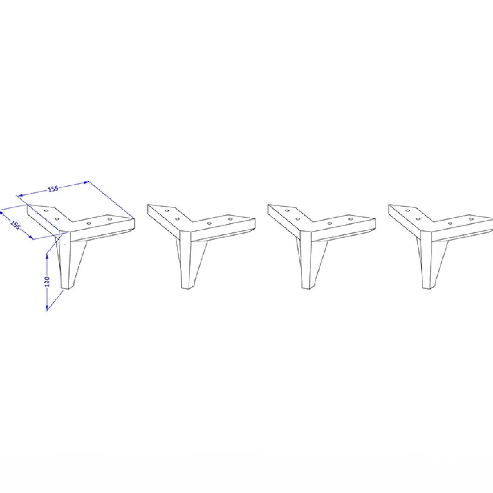 Garnero Arredamenti Mobili Bagno A Terra-Mobile bagno a terra 81cm con colonna bianco frontali decorati Konny Bianco Lucido - Bianco opaco