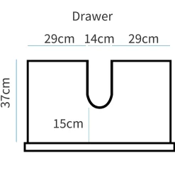 Garnero Arredamenti Mobili Bagno A Terra-Mobile bagno a terra 82cm con lavabo 2 ante bianco rovere Ilias
