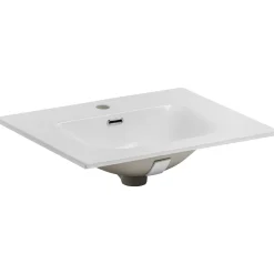 Garnero Arredamenti Mobile Bagno Sospeso-Mobile bagno sospeso cannettato 60cm con lavabo rovere Pretty