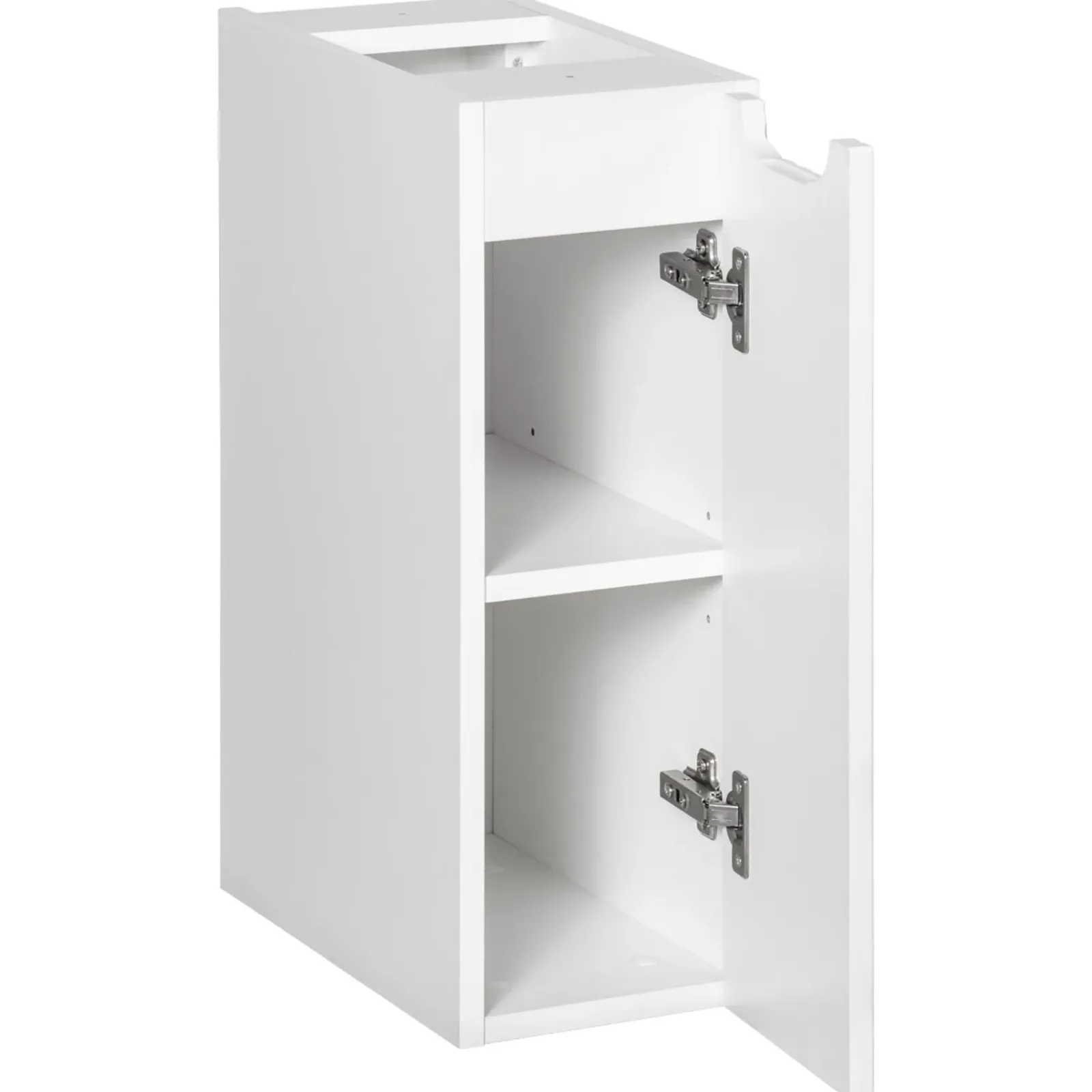 Garnero Arredamenti Mobile Bagno Sospeso-Mobile bagno sospeso cannettato 80cm bianco rovere Cleany