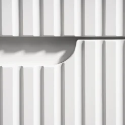 Garnero Arredamenti Mobile Bagno Sospeso-Mobile bagno sospeso cannettato 80cm bianco rovere Cleany