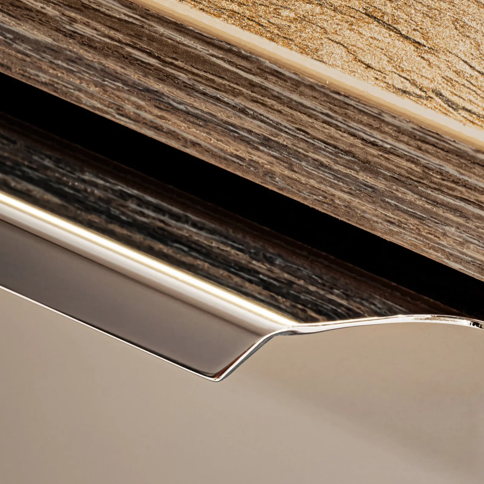 Garnero Arredamenti Mobile Bagno Sospeso-Mobile bagno sospeso 120cm 2 cassettoni e 2 cassetti attrezzati grigio quercia Serif