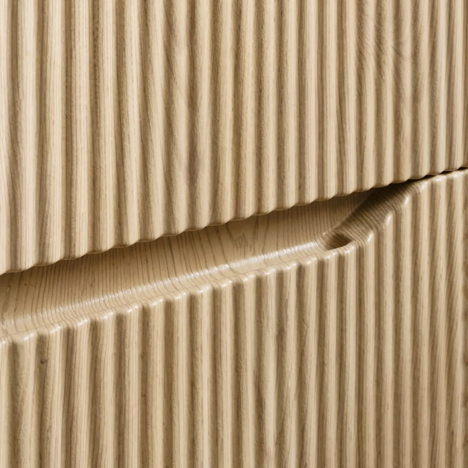 Garnero Arredamenti Mobile Bagno Sospeso-Mobile bagno sospeso 80cm cannettato 2 cassetti rovere Pretty