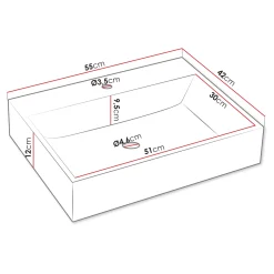 Garnero Arredamenti Mobile Bagno Sospeso-Mobile bagno sospeso 90cm con lavabo, colonna e pensile cannettato bianco Lusso