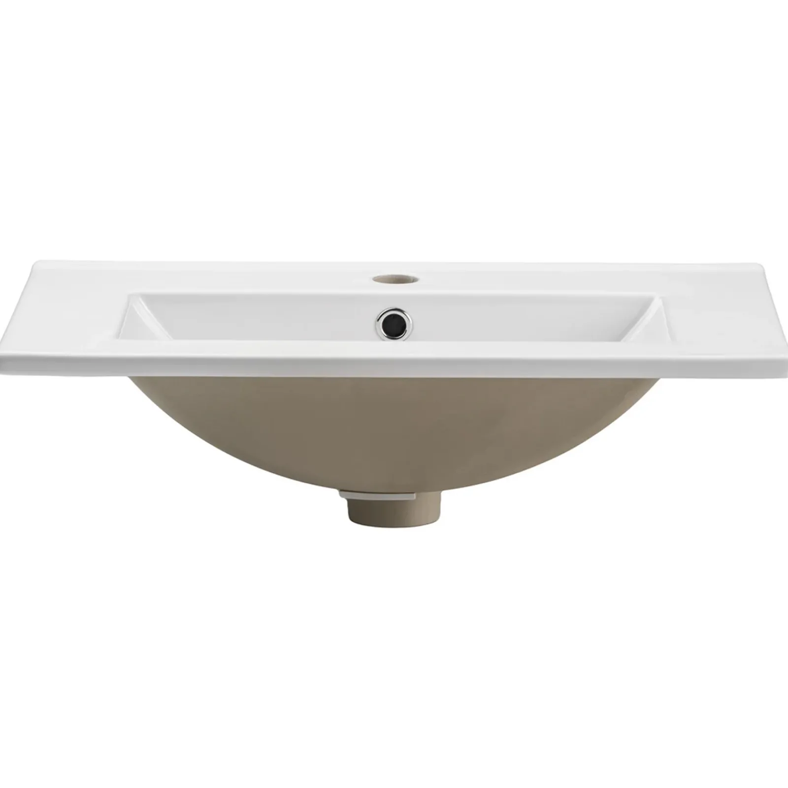 Garnero Arredamenti Mobile Bagno Sospeso-Mobile bagno sospeso 60cm con lavabo 2 ante beige cashmere Neutry
