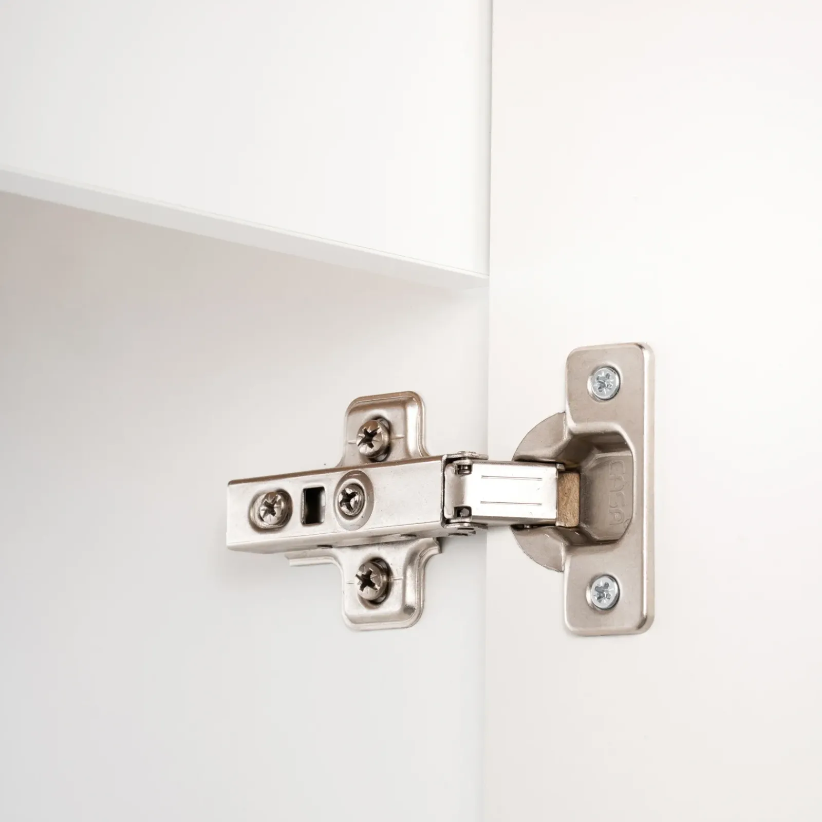 Garnero Arredamenti Mobile Bagno Sospeso-Mobile bagno sospeso 50cm cannettato 2 ante bianco rovere Cleany Bianco Opaco