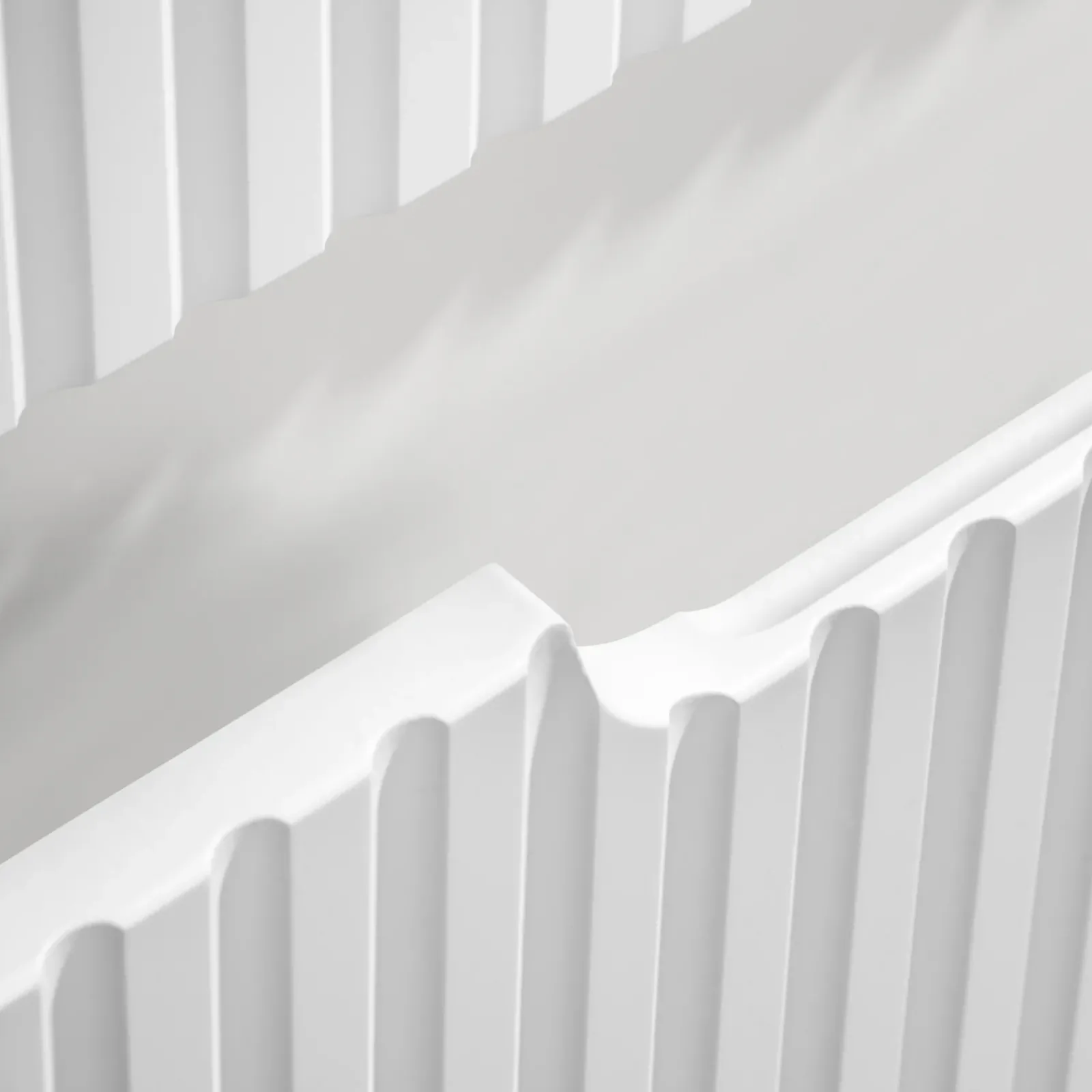 Garnero Arredamenti Mobile Bagno Sospeso-Mobile bagno sospeso 60cm cannettato 2 cassetti bianco rovere Cleany Bianco Opaco