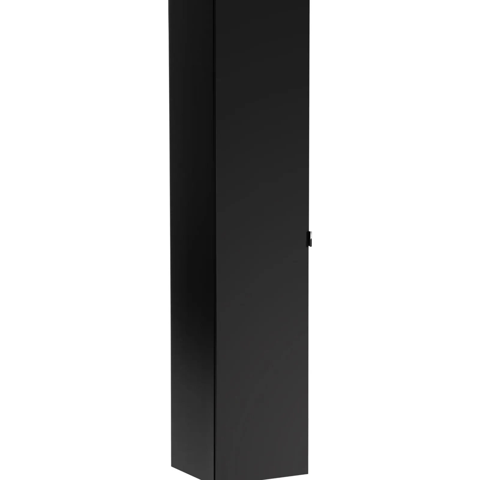 Garnero Arredamenti Mobile Bagno Sospeso-Mobile bagno sospeso 120cm con 2 lavabi, specchio e colonna nero Serif