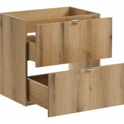 Garnero Arredamenti Mobile Bagno Sospeso-Mobile bagno sospeso 60cm con colonna rovere Rovery