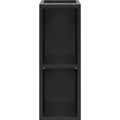 Garnero Arredamenti Mobile Bagno Sospeso-Mobile bagno sospeso 80cm cm 2 cassetti 2 vani quercia antracite Limpid