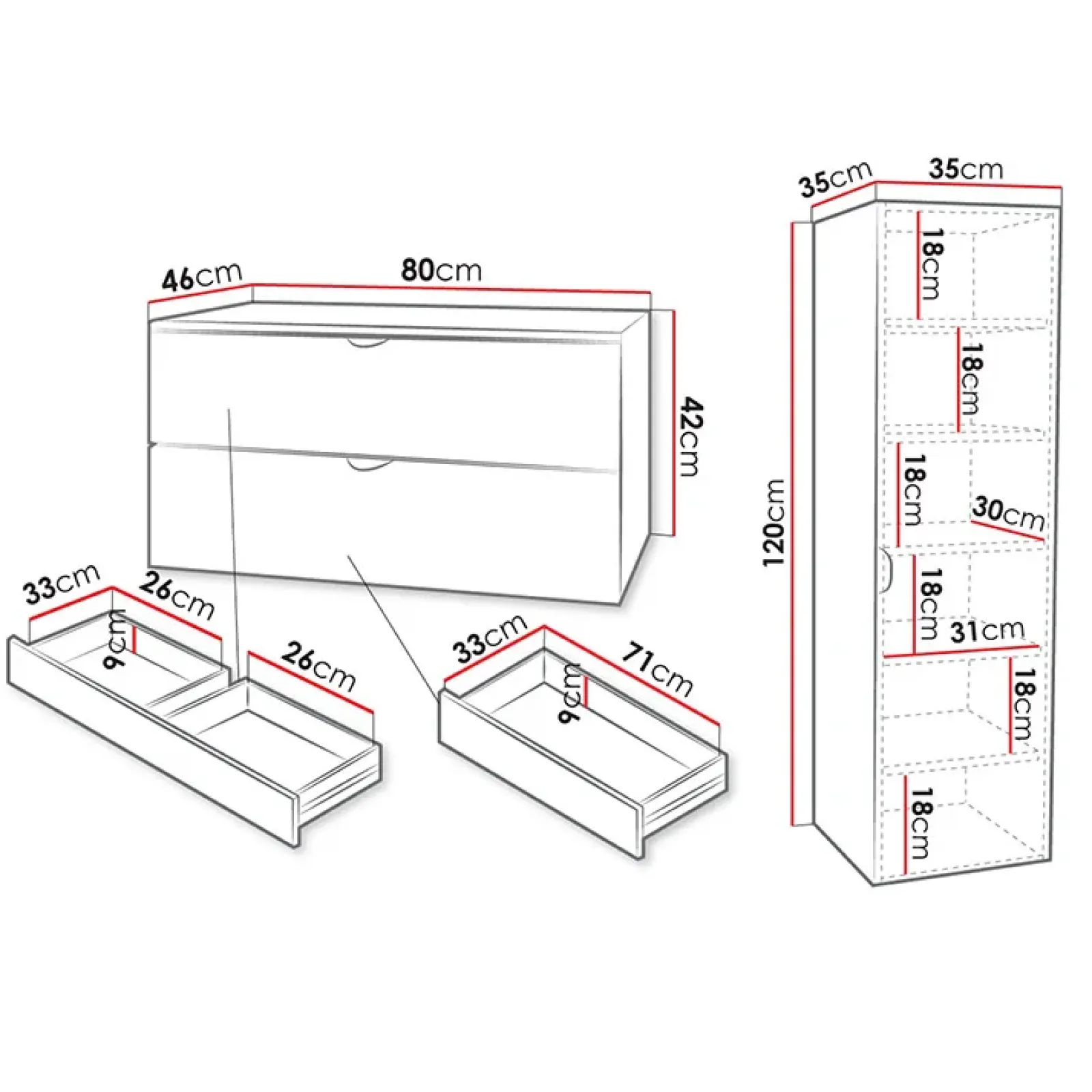 Garnero Arredamenti Mobile Bagno Sospeso-Mobile bagno sospeso 80cm con colonna bianco Hakone 2 Bianco Lucido