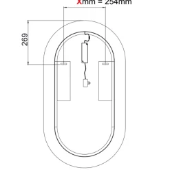 Garnero Arredamenti Mobile Bagno Sospeso-Mobile bagno sospeso 80cm cm con lavabo, specchio, colonna e cubotti quercia antracite Limpid