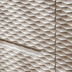 Garnero Arredamenti Mobile Bagno Sospeso-Mobile bagno sospeso 120cm con 2 lavabi, colonna, pensile e base sospesa beige rovere Swim