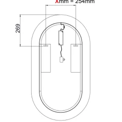 Garnero Arredamenti Mobile Bagno Sospeso-Mobile bagno sospeso 100cm cm con lavabo, specchio, colonna e cubotti quercia antracite Limpid