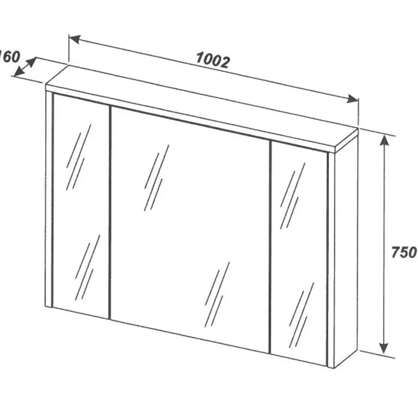 Garnero Arredamenti Mobile Bagno Sospeso-Mobile bagno sospeso 100cm con lavabo, mobile specchio e colonna rovere antracite Stony
