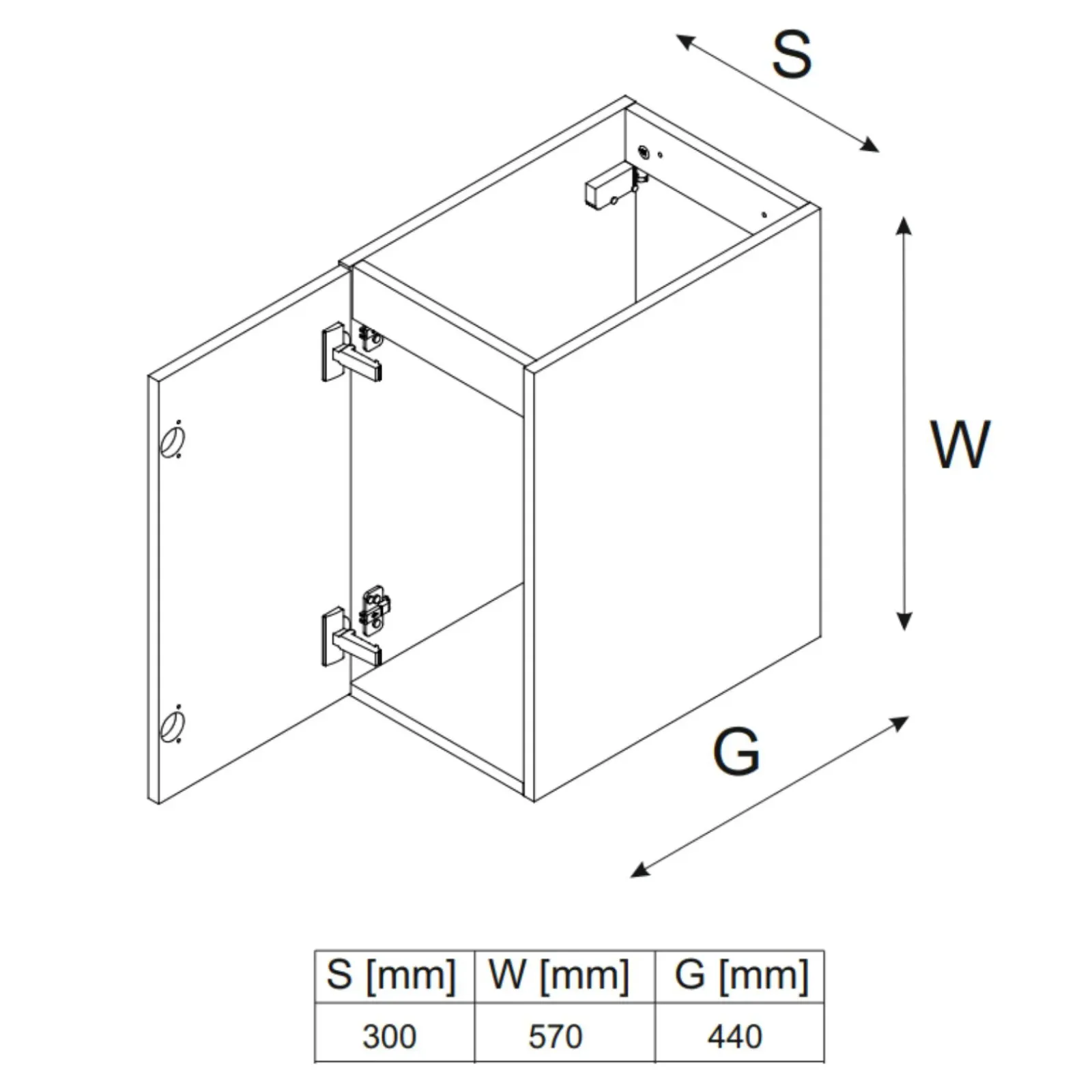 Garnero Arredamenti Mobile Bagno Sospeso-Mobile bagno sospeso 100cm con lavabo e colonna nero rovere Swim