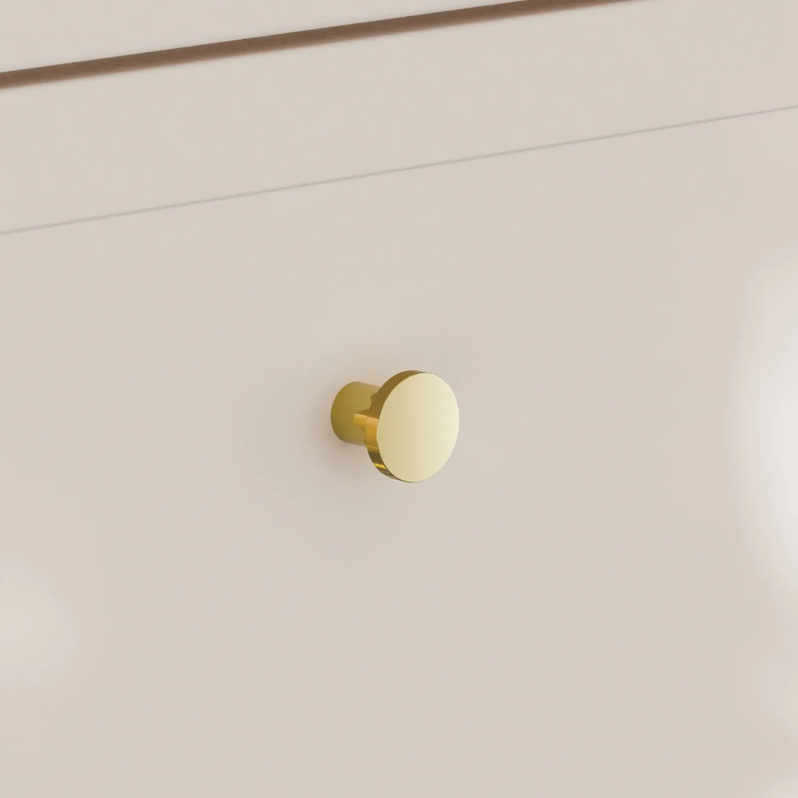 Garnero Arredamenti Mobile Bagno Sospeso-Mobile bagno sospeso fresato 120cm con colonna beige Sand