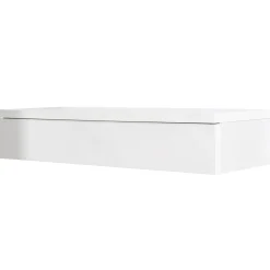 Garnero Arredamenti Mobili Ingresso Sospesi|Mobili Ingresso-Mobile ingresso sospeso 100x20h cm con cassetto bianco Magnolia